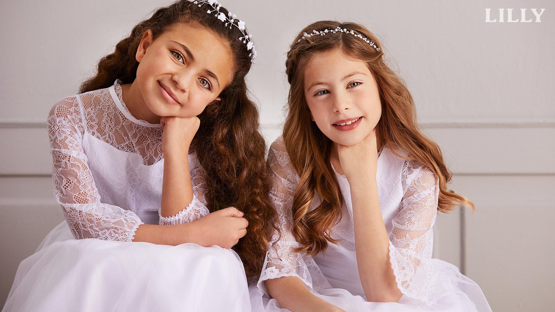 Lilly Kommunionskleider in Weiss